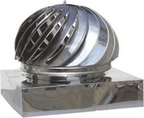 Oem Inox Kaminrohr Krone Drehbar Quadratische Basis Dicke 0,40mm Maße 38x38cm