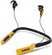 DEWALT Pro In ear Безжични слушалки с Устойчивост на изпотяване Жълти
