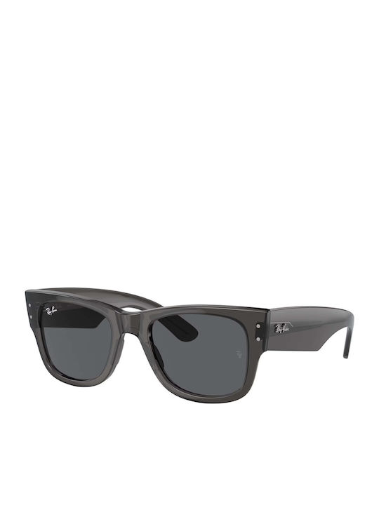 Ray Ban Wayfarer Unisex Ochelari de soare cu Negru Cadru și Negru Lentilă RB0840S Mega