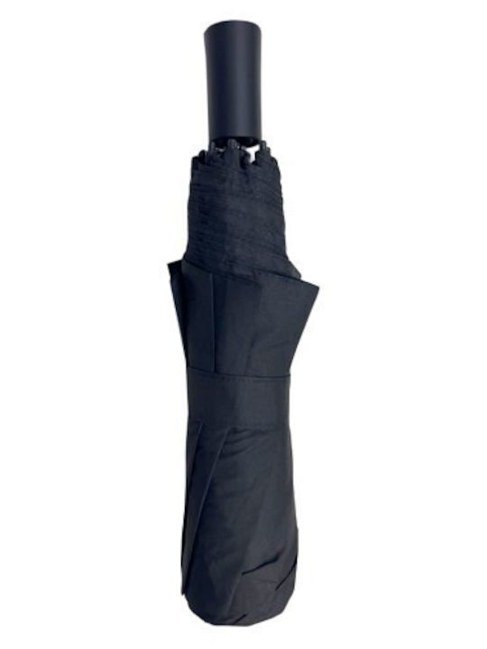 Guy Laroche Rezistent la vânt Umbrelă de ploaie Compact Neagră