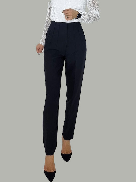 Dama Talie înaltă Tesatura Pantaloni cu Croială...