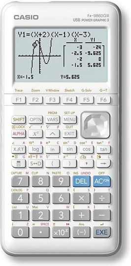 Casio Калкулатор Ежедневна употреба в Бял Цвят 1бр