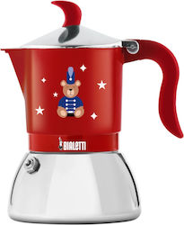 Bialetti Fiammetta Espresso-Kanne Rot