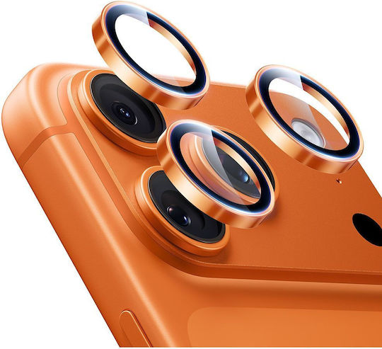 ESR Armorite Протектор за камера Закалено стъкло Orange за iPhone 14 Pro, 14 Pro Max, 15 Pro, 15 Pro Max, 16 Pro, 16 Pro Max, 17 Pro, 17 Pro Max