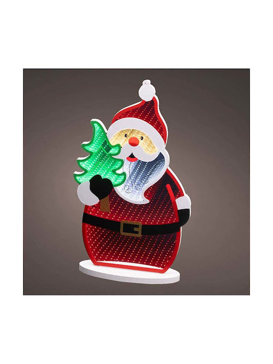 Lumineo Christmas Lighting Infinity Light Santa Claus Tree 215 Leds 39.8cm