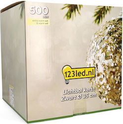 Χριστουγεννιάτικη Λάμπα 123led Extra Warm & Warm White 500 Leds 35cm Black