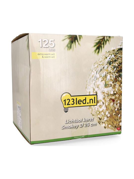 Коледна Лампа 123led Extra Warm & Warm White 125 Диода 25см
