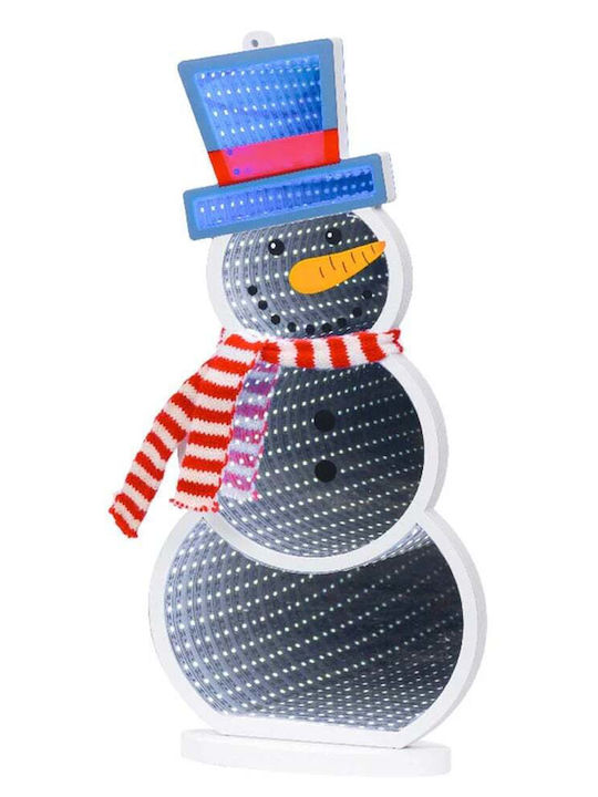 Christmas Figures Lumineo Infinity Light Snowman 137 Leds 40cm