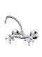 Inter Ceramic Kitchen Faucet Wall Silver