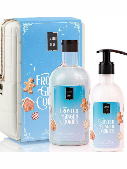 Lavish Care Frosted Ginger Cookies Комплект за грижа за Хидратация, Почистване на тялото и Блясък Lavish Care Frosted Ginger Cookies Комплект за грижа за Хидратация, Почистване на тялото и Блясък