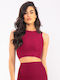 Women's Sports Bra without Padding Wine