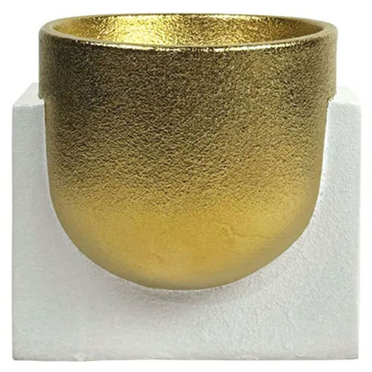 Marhome Dekorative Schüssel Keramik Weiß 24.9x24.9cm 1Stück