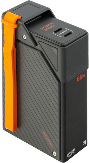 Moxom MX-PB185 Power Bank 20000mAh 65W με 2 Θύρες USB-C Power Delivery Μαύρο