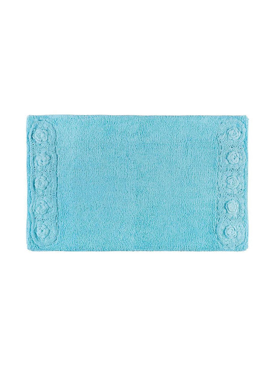 Beauty Home Cotton Bath Mat Art 3280 3280-Siel 60x90cm