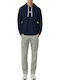 Sweatshirt with Hood Blue