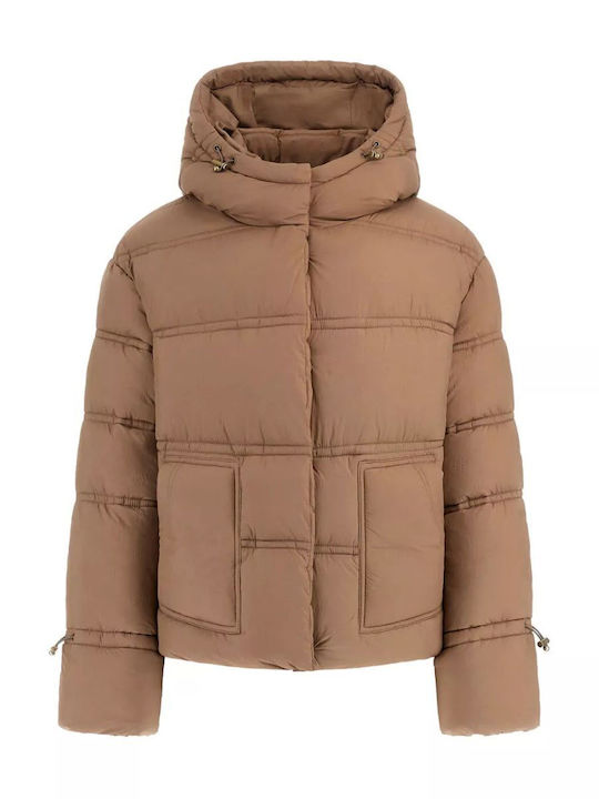 Guess Daisy Crop Γυναικείο Puffer Μπουφάν για Χ...