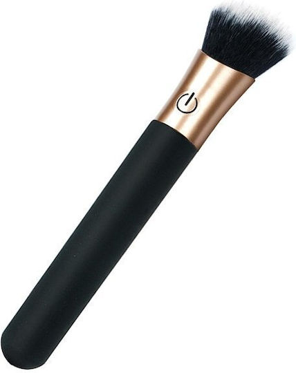 Smd Makeup Brush Stealth Vibrator G-Punkt Klitoral & Nippel Δονητής 10 Vibrationsmodi 17cm Schwarz Gold
