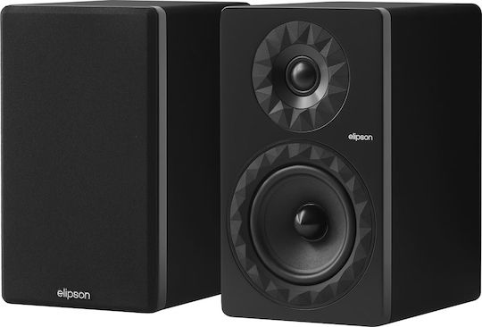Elipson Prestige Facet II 6B Paar Hi-Fi Lautsprecher Buch selbst 100W 2 Anzahl von Fahrern B17.6xT22.5xH29.8cm. Schwarz
