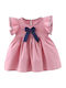 Children's Dress Short Sleeve Pink