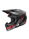 O'Neal 3SRS Haze V.26 Negru/gri/roșu Cască Moto Motocross ECE 22.06