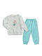 Kids Sweatpants Set Ecru