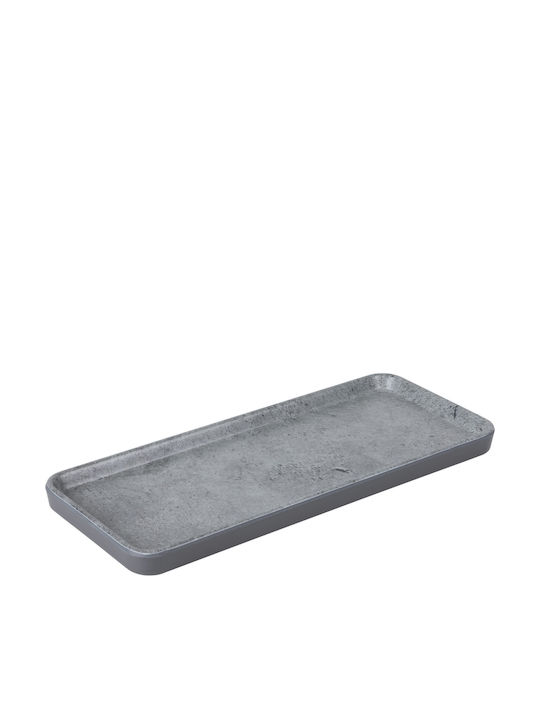 GTSA Serving Platter Rectangular Gray 28.5x12cm