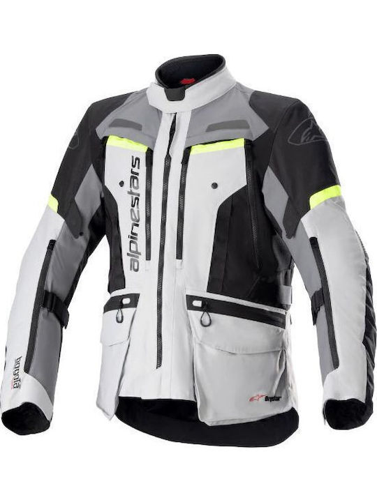 Alpinestars Bogota Pro Ανδρικό Μπουφάν 4 Εποχών Ice Gray/Dark Gray/Yellow Fluo Alpinestars Bogota Pro Ανδρικό Μπουφάν 4 Εποχών Ice Gray/Dark Gray/Yellow Fluo