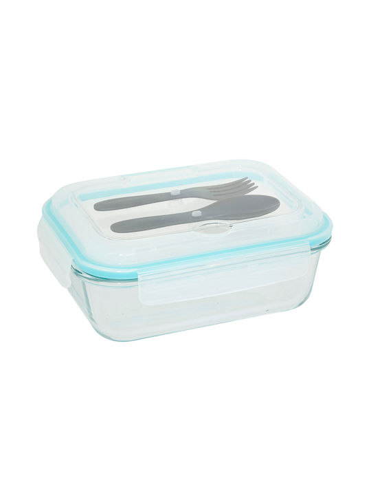 5Five Lunchbox Glas Transparent Geeignet für die Mikrowelle 1000ml 1Stück