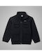 Kids Cardigan Fleece Black Ridge