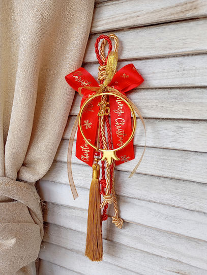 By Anastasia's Art Creations Hanging Lucky Charm Pomegranate Red made of Metal 2026 1pcs