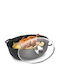 Lamart Oval Cast Iron Dutch Oven with Glass Lid 41.5x26.5cm 8L