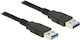 Cabletime USB 3.0 Cable USB-A male - Μπλε 0.5m CT-C160-U3-AMAMN-B0.5