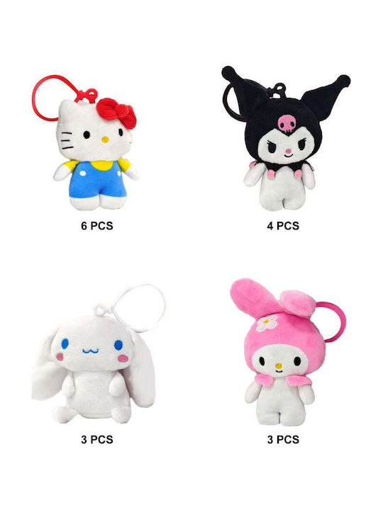 Hello Kitty Friends Plüsch Schlüsselanhänger 16 Stück