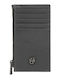 Leather Men's Wallet Cards Gray