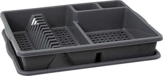 5Five Στραγγιστήρι Νεροχύτη Πλαστικό Γκρι 47.5x38x9cm