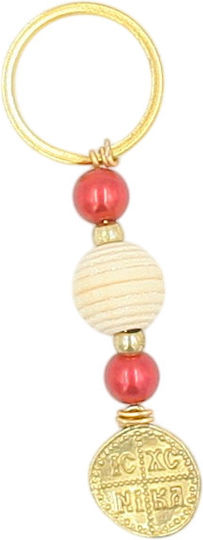 Makwedding Christening Charm Keychain Gold 25pcs