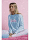 Admas Set Pijamale pentru Femei Light Blue