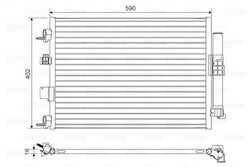 Condenser Air Conditioning Valeo 814161