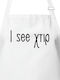 I See Chitir Kitchen Apron White 141000142