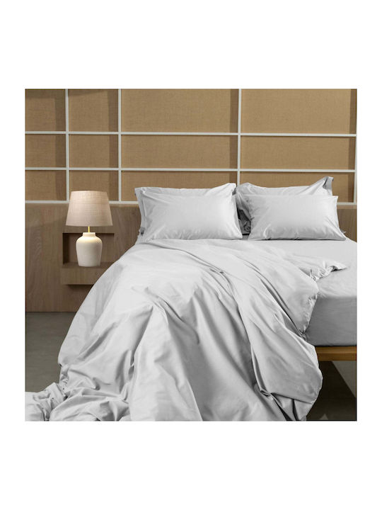 White Fabric Sheet Sets Queen 230x250cm. Parisi...