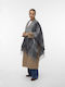 Women's Poncho Gray