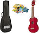 Set Ukulele Pro Mk1trd Pro Mahalo Cu Acordor Corzi Panse Ghid Stickere E-book