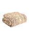 Amo La Casa Pelzige Decke Moni 150x200cm Beige