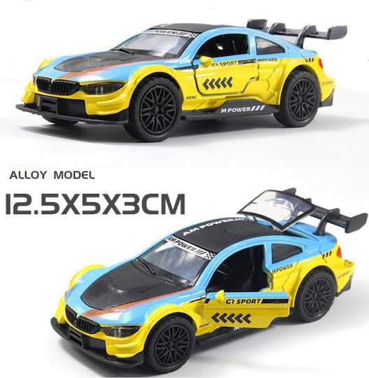 Bmw M4 Diecast Model Car 1:36 Scale Alloy Toy Vehicle Pullback Action Collector's Gift Kids & Adults Lmi15331