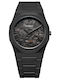 D1 Milano Polycarbon Men's Watch Battery with Black Rubber Strap