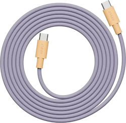 Data Fast Charging Cable Usb-c/usb-c Avolt X Bauhaus-archiv 2 Meters Purple