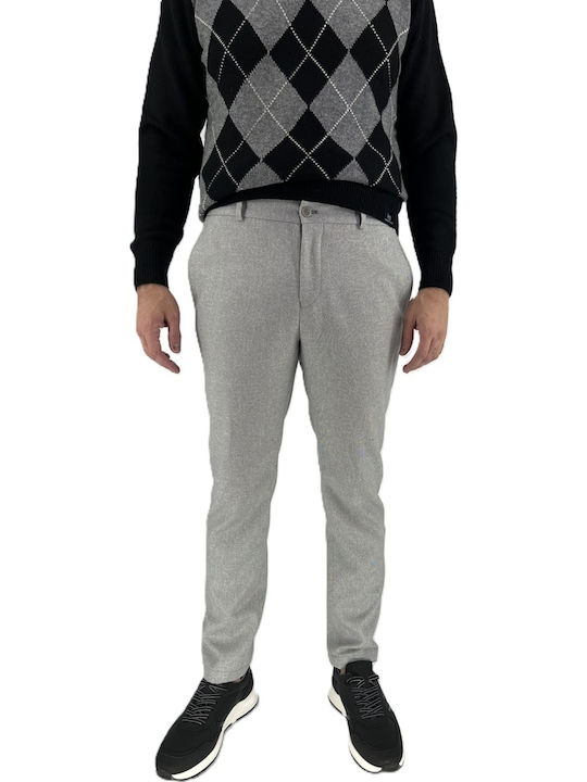 Pantaloni Bărbați Chino Slim Fit Gri