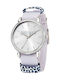 Just Cavalli Women's Watch with White Fabric Strap