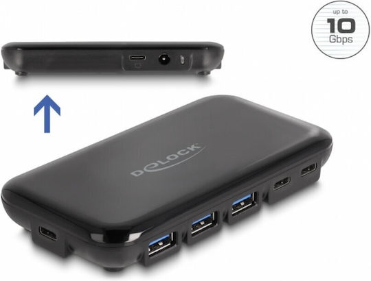 DeLock Hub 7 Θυρών USB 3.2 με σύνδεση USB-A / USB-C