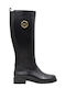 Leather Women's Boots Black